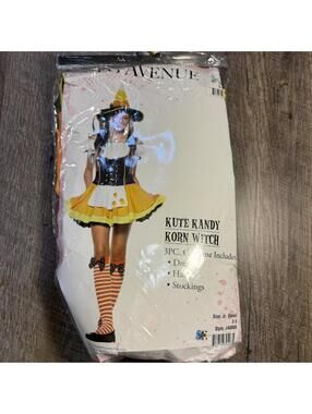 Avenue “Kute Kandy Korn Witch” 3-piece Halloween costume